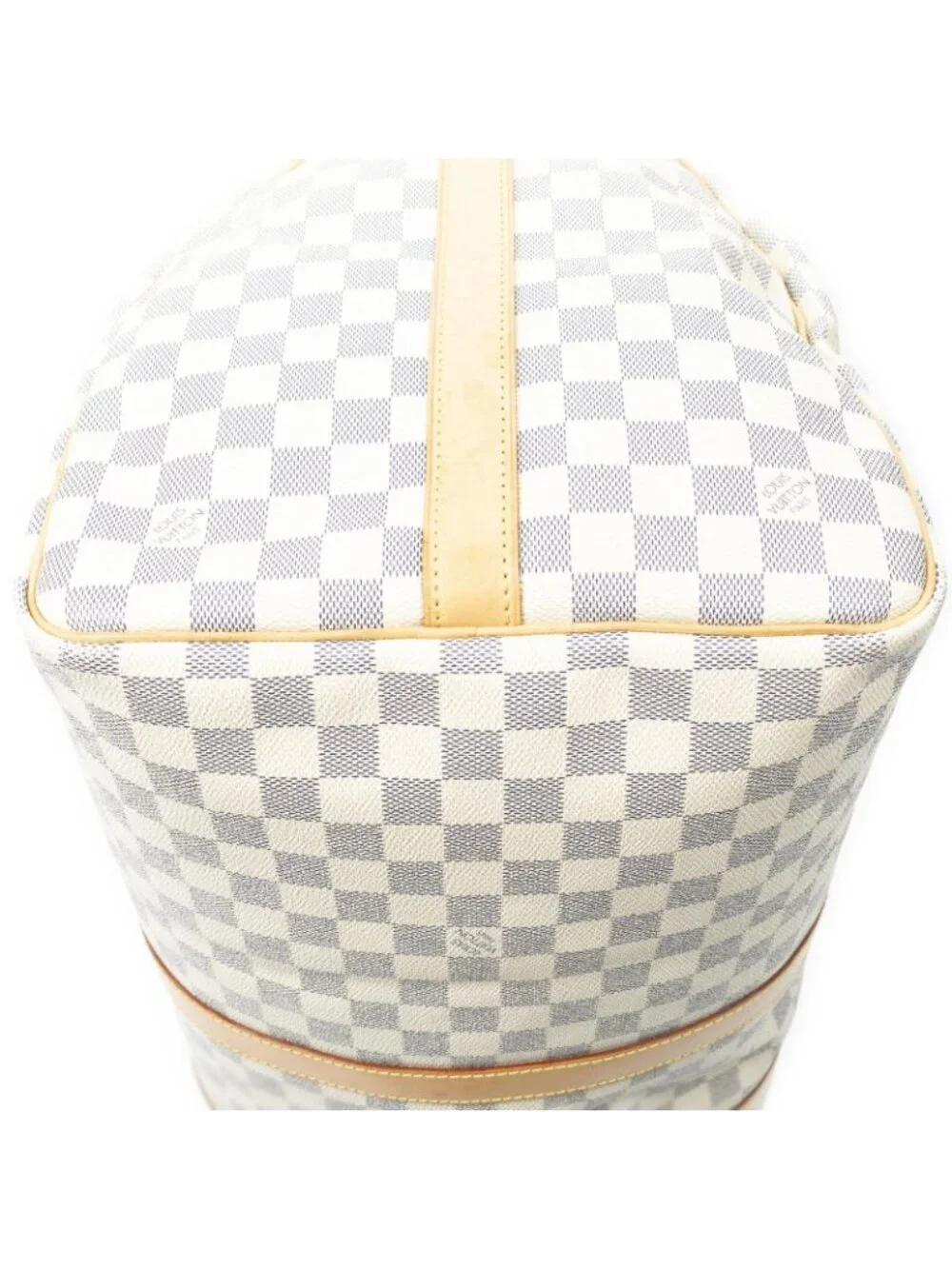 Louis Vuitton Keepall Bandouliere Ivory Damier Azur